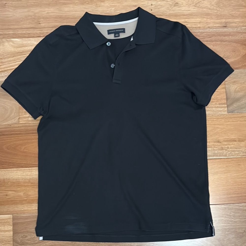 Banana Republic Black Polo Shirt with Classic Design
